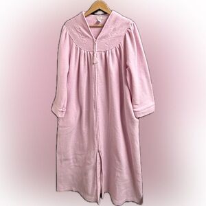 Fairset Pink Granny Zip-Up Housecoat/Robe